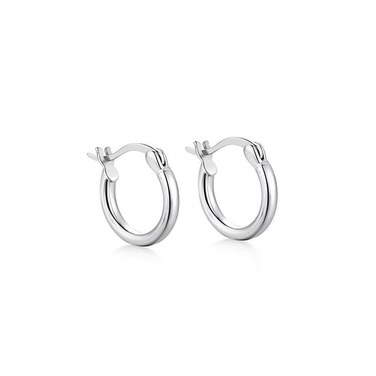 AROS PLATA AMANDA SILVER - 12mm