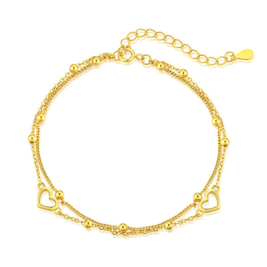 PULSERA PLATA CATALINA GOLD