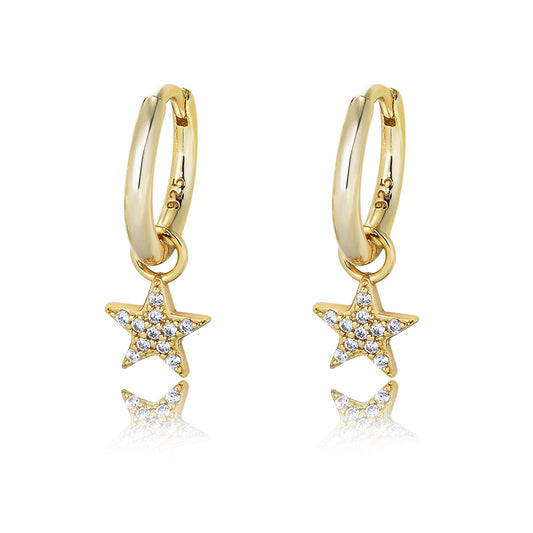 AROS PLATA ESTRELLA GOLD