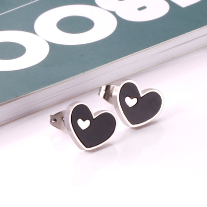 AROS ACERO LOVE BLACK