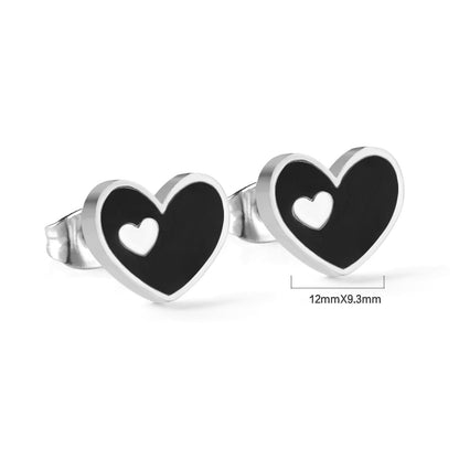 AROS ACERO LOVE BLACK