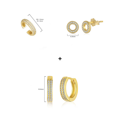 PACK AROS PLATA SHINE GOLD